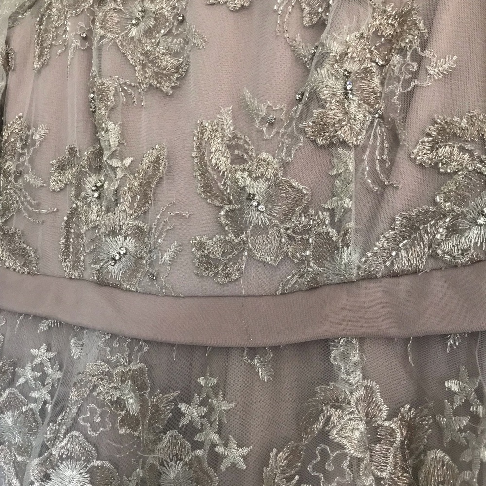 Cachet Formal taupe dress - Picture 3 of 3